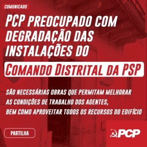 Encontro entre PCP e comando distrital da PSP